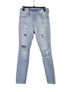 &Denim H&M Light Blue Distressed Skinny Jeans - Size 31/32 Mens